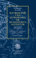 Mathematik Und Astronomie Im Klassischen Altertum / Band 1: Band 1