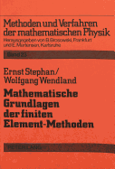 Mathematische Grundlagen Der Finiten Element-Methoden: Ausarbeitung Zum Mittelseminar Im Ws 1980/81