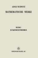 Mathematische Werke: Erster Band Funktionentheorie