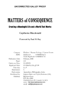 Matters of Consequence
