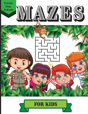 Mazes Activity Book for Kids: Fun First Mazes for Kids 4-6, 6-8 Year Olds/Maze Activity Workbook for Children/Amazing and Challenging Mazes for Kids ages 8-12 4-8/Workbook for Games, Puzzles, and Problem-Solving - Lara Pope