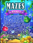 Mazes for Kids Ages 4-8: Fun and Educational Activities Book, with a variety of levels ranging from easy to challenging.