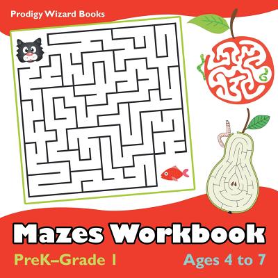 Mazes Workbook PreK-Grade 1 - Ages 4 to 7 - Prodigy