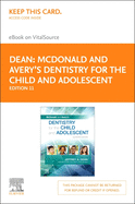McDonald and Avery's Dentistry for the Child and Adolescent - Elsevier eBook on Vitalsource (Retail Access Card)