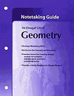 McDougal Littell High School Math: Notetaking Guide Student Bundle of 5 Geometry