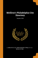 McElroy's Philadelphia City Directory; Volume 1844