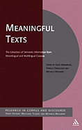 Meaningful Texts: The Extraction of Semantic Information from Monolingual and Multilingual Corpora