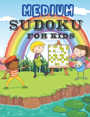 Medium Sudoku for Kids: Logical Thinking - Brain Game Book medium Sudoku Puzzles For Kids - House, Bright Creative