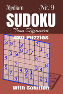 Medium Sudoku Nr.9: 480 puzzles with solution