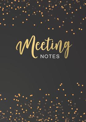 Meeting Notes: Black Cover Business Notebook for Meetings and Organizer Taking Minutes Record Log Book Action Items & Notes Secretary Logbook Journal - Beautiful, Tim Star