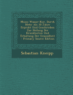 Meine Wasser-Kur, Durch Mehr Als 30 Jahre Erprobt Und Geschrieben Zur Heilung Der Krankheiten Und Erhaltung Der Gesundheit - Kneipp, Sebastian