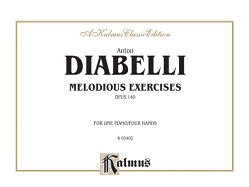 Melodious Exercises, Op. 149: Comb Bound Book