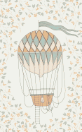 Melon Hot Air Balloon & Basket - Lined Notebook with Margins - 5x8: 101 Pages, 5 X 8, College Ruled, Journal, Soft Cover