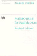 Memoires for Paul de Man