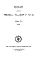 Memoirs Amer Acad Rome V41 Memoirs of the American