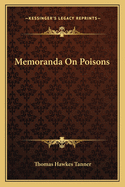 Memoranda on Poisons