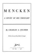 Mencken : a study of his thought