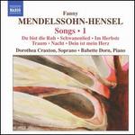 Mendelssohn-Hensel: Songs, Vol. 1