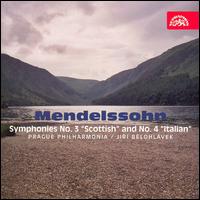 Mendelssohn: Symphonies No. 5 "Scottish" and No. 4 "Italian" - Prague Philharmonia; Jir Belohlvek (conductor)