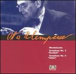 Mendelssohn: Symphonies Nos. 3 "Scottish" & 4 "Italian" - Wiener Symphoniker; Otto Klemperer (conductor)