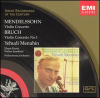 Mendelssohn: Violin Concerto; Bruch: Violin Concerto No. 1 - Yehudi Menuhin (violin); Philharmonia Orchestra