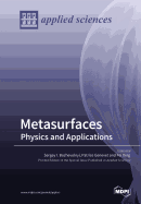 Metasurfaces: Physics and Applications
