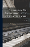 Methodik Des Musiktheoretischen Unterrichts