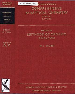 Methods of Organic Analysis - Mazor, Laszlo