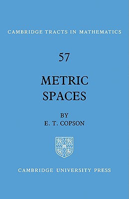 Metric Spaces - Copson, E. T.