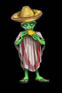 Mexican Alien: Believe, College Ruled Lined Paper, 120 Pages, 6 X 9