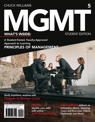 Mgmt5 (with Coursemate Printed Access Card) - Williams, Chuck