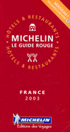 Michelin Red Guide France 2003