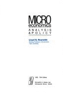 Microeconomics: Analysis and Policy - Reynolds, Lloyd George