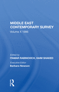 Middle East Contemporary Survey, Volume X, 1986