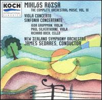 Mikls Rzsa: The Complete Orchestral Music, Vol. 3 - Igor Gruppman (violin); Paul Silverthorne (viola); Richard Bock (cello); New Zealand Symphony Orchestra;...