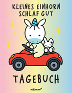 milamoo Kleines Einhorn Schlaf Gut Tagebuch: Tagebuch Geschenkbuch mit s??em Einhorn Motiv Moo im Flugzeug