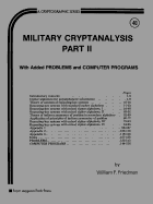 Military Cryptanalysis - Friedman, William F.