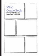 Mind Comic Book - 7 x 10" 80P,6 Panel, Blank Comic Books, Create By Yourself: Make your own comics come to life