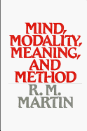 Mind, Modality, Meaning, and Method