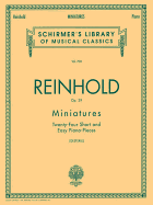 Miniatures, Op. 39: Schirmer Library of Classics Volume 700 Piano Solo