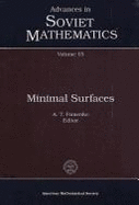 Minimal Surfaces - Fomenko, A T (Editor)