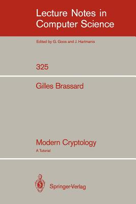 Modern Cryptology - Brassard, Gilles