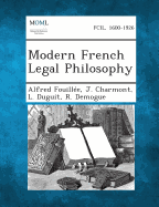 Modern French Legal Philosophy