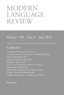 Modern Language Review (109: 3) July 2014