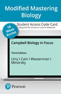 Modified Mastering Biology With Pearson Etext--Access Card--for Campbell Biology in Focus (18-Weeks)