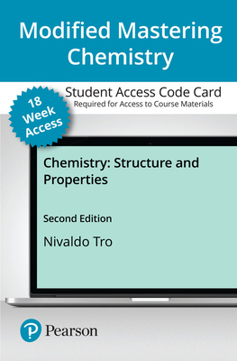 Modified Mastering Chemistry with Pearson Etext -- Access Card -- For Chemistry: A Molecular Approach (18-Weeks) - Tro, Nivaldo