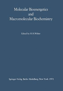 Molecular Bioenergetics and Macromolecular Biochemistry: Meyerhof-Symposium Heidelberg, July 5-8, 1970