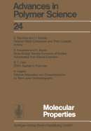 Molecular Properties - Cantow, Hans-Joachim, and Dall'Asta, Gino, and Dusek, Karel