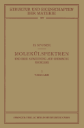 Moleklspektren und ihre Anwendung auf Chemische Probleme