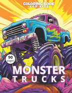 Monster Trucks: Coloring book for kids